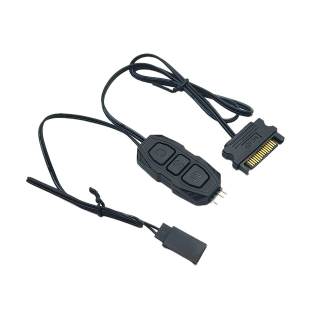 OEM Custom Computer Case ARGB Fan Controller 6PIN 4PIN Interface Type RGB Fans LED Multi-color Controller Remote