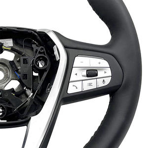 Volante de cuero genuino para <span class=keywords><strong>BMW</strong></span>, serie 1, serie 2, Serie 3, 116d, M3, de cuero genuino, para <span class=keywords><strong>BMW</strong></span>, serie 1, Serie 2, Serie 3 - Product Image 3