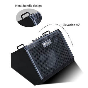 Amplificador de Batería Eléctrica de 80W, Precio de Fábrica OEM, Altavoz de Percusión de Madera para 2 Altavoces, Ecualizador de 3 Bandas - Product Image 3