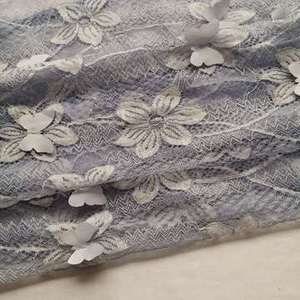 HG0319กระโปรงปักลายผีเสื้อสำหรับผู้หญิงผ้าโปร่งปักลายลูกไม้สีเงินเงางามแบบ3D ผ้าโปร่งสำหรับใส่ในกระเป๋า<span class=keywords><strong>เต็นท์</strong></span>สำหรับเด็กผู้หญิง - Product Image 5