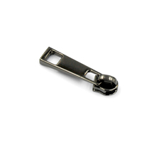 Glissière de fermeture éclair personnalisée en alliage de zinc sans nickel, modèle n°5, sans verrouillage, pour fermetures éclair métalliques et accessoires de sacs à main