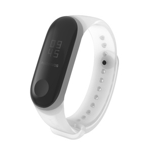 Claro TPU de silicona Mi band4 correa de la correa de muñeca de silicona de la correa para <span class=keywords><strong>xiaomi</strong></span> mi banda 3 pulsera inteligente - Product Image 2