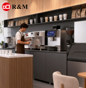 Machine à café professionnelle Big Barista 3 groupes avec pompe rotative automatique pour expresso italien - Product Image 3