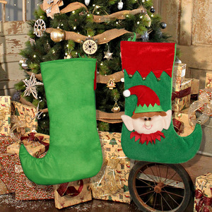 Sacchetto Regalo Natalizio in Tessuto <span class=keywords><strong>di</strong></span> Poliestere, Borsa per Caramelle 43cm, Decorazione da Appendere per <span class=keywords><strong>Albero</strong></span> <span class=keywords><strong>di</strong></span> <span class=keywords><strong>Natale</strong></span> e Caminetto, Produzione per Feste Natalizie - Product Image 5