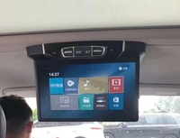 Moniteur de toit de voiture Bluetooth 15,6 pouces avec WiFi intégré, moniteur audio de voiture Android, Smart TV