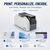 Imprimante de cartes d'identité professionnelle HiTi CS270e, 300x600 dpi, machine de personnalisation de cartes à puce, équipement d'impression de badges recto-verso