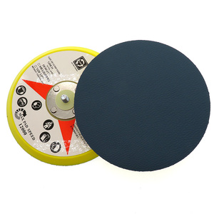 Plateau de ponçage PSA de 6 pouces 5/16-24T avec support en cuir pour polissage du bois, du métal et de la restauration de meubles - Product Image 1