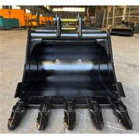 Bucket Excavator Tambang Tahan Lama dengan Pelat Anti Aus yang Diperkuat, Bucket Batu Tugas Berat untuk Semua Excavator