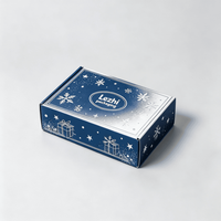 Cajas de Regalo Navideñas de Cartón de Alta Calidad con Diseño Portátil, Grabado en Relieve, Embalaje Ecológico y Reciclable