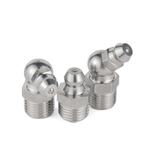M6 M8 M10 M12 1/8 1/4 filetage <span class=keywords><strong>mâle</strong></span> en acier inoxydable droit 304 buse de pistolet à graisse raccords de graisse mamelon de graisse - Product Image 2