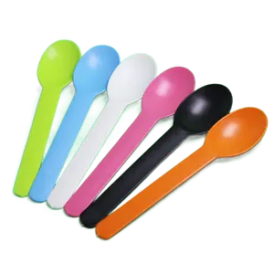 Cornstarch Utensils Cornstarch Biodegradable Yogurt Spoon Eco-friendly Disposable Ice Cream Spoon