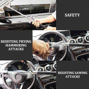 Xiangta di alta qualità del prodotto di sicurezza blocco del volante per auto pesante antifurto antifurto blocco del volante 2 chiavi - Product Image 6