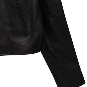 Veste de loisirs pour femmes en cuir souple, vente en gros, fabrication en usine, automne ou printemps, décontractée - Product Image 4