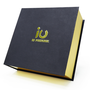 Cajas de Regalo Hechas a Mano de Lujo Personalizadas, en Forma de Libro, de Papel Rígido, con Inserto de Espuma EVA, Cosméticos en Relieve, Embalaje con Estampado en Lámina Dorada - Product Image 2