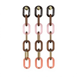 Cadena Acrílica Colorida para Colgar en la Pared, Decoración Geométrica, Pieza de Arte Contemporánea, Diseño Abstracto, Adorno Decorativo - Product Image 1