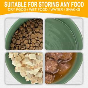 Manufacturer Wholesale Multi Colors <b>Ceramic</b> Wooden Frame Pet Cat <b>Dog</b> Bowl - Product Image 5