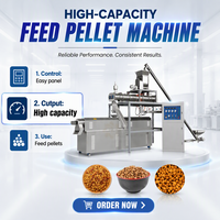 Machine automatique de fabrication d'aliments extrudés pour animaux de compagnie / poissons d'aquarium, machine de fabrication d'aliments pour chiens et chats pour l'alimentation animale