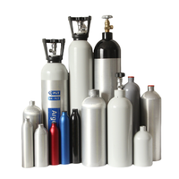 Bouteille de gaz CO2/Nitrogène rechargeable Alsafe en aluminium 8L