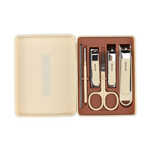 Juego de 6 Cortaúñas de Acero Inoxidable Anti-Salpicaduras para Cutículas, Cortador Inclinado para Pedicura Completa en Casa, Ecológico, para Adultos, en Caja - Product Image 6