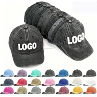 Casquette de baseball personnalisable et réglable, unisexe, style trucker vieilli, en toile souple, vierge, Gorras Personnalisées Brodées
