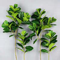 Li061 Feuillage artificiel, feuilles de fougère, plantes artificielles de haute qualité, décoration de mariage, décoration murale intérieure et extérieure