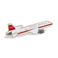 Badge d'aviation personnalisé en alliage de zinc moulé sous pression, épinglette d'avion émaillée, style mignon, vente en gros