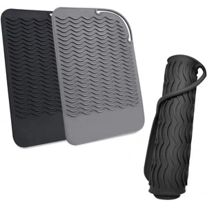Alfombrilla de Silicona con Logotipo Personalizado, Alfombrilla para Plancha de Pelo, Alfombrilla Resistente al Calor para Herramientas de Peinado, Alfombrilla Térmica - Product Image 1