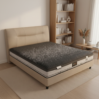 Matelas orthopédique taille complète mousse mémoire haut standard, pour dormeurs dos et côté, soutien rachidien