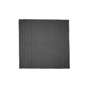 Double Sided Waffle <b>Cloth</b> Dark Gray Rectangle Thickened Microfiber For <b>Kitchen</b> Stove Cleaning Dishwashing Household Use - Product Image 2