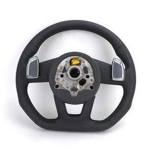 <span class=keywords><strong>Volante</strong></span> Deportivo de Cuero Semiperforado de 4 Radios Serie S para <span class=keywords><strong>Audi</strong></span> TT A3 <span class=keywords><strong>A4</strong></span> <span class=keywords><strong>B8</strong></span> A5 A6 C6 C7 A7 R8 RS Series A1 - Product Image 2