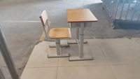 Mobilier scolaire banc en bois table de classe bureau et chaise pour l'école d'occasion