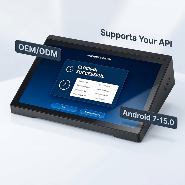Desktop 8/10.1 Inch Table Top Android Touch Screen LCD Advertising Monitor Vertical Digital Signage Display