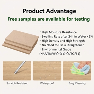 Tablero de Partículas Recubierto de Melamina ZD E0 1220*2440*15mm 16mm 18mm para Armarios de Dormitorio - Product Image 2