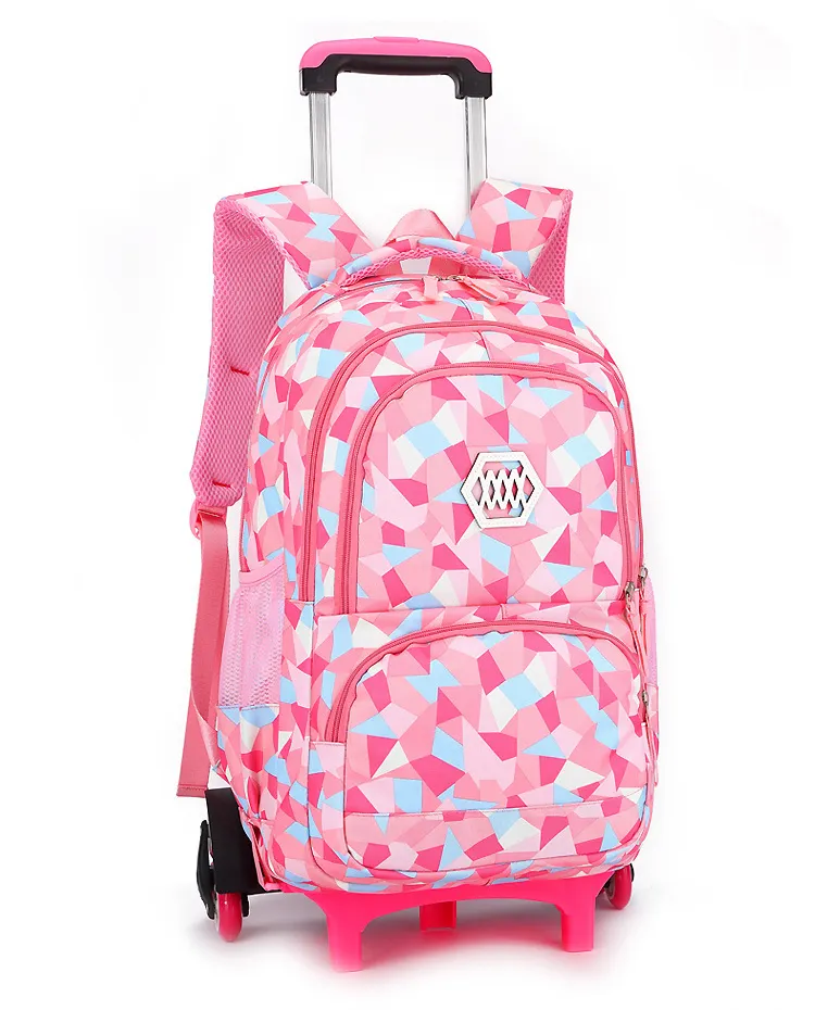 Wholesale trolley Children School Backpack with wheels trolley bag for kids school trolley school bags for kids