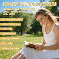 Julong Pure Formula OEM Complément Bovin Bioactif pour la Récupération Musculaire – Capsules de Colostrum de Bovins Nourris à l'Herbe pour le Soutien Immunitaire et la Santé Intestinale