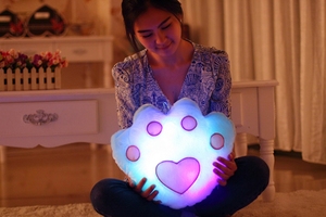 Splendente colorato mutevole luminoso cuscini di peluche <span class=keywords><strong>serie</strong></span> cuscino morbido divano decorazione - Product Image 4