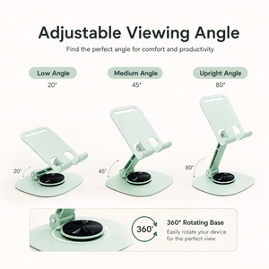 OEM 2026 Metal Portable Foldable <strong>Tablet</strong> <strong>Stand</strong> 720-Degree Rotating Phone Dashboard Holder for iPad Mobile Phone Holder Wholesale - Product Image 4