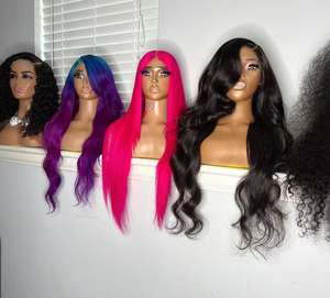 Bourgogne <span class=keywords><strong>noir</strong></span> Skunk rayure <span class=keywords><strong>cheveux</strong></span> vague de corps perruques 99J <span class=keywords><strong>rouge</strong></span> gagner couleur <span class=keywords><strong>avec</strong></span> des stries noires mettre en évidence pré plumé perruques de <span class=keywords><strong>cheveux</strong></span> humains - Product Image 4