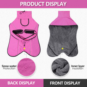 Kışlık Su Geçirmez Yansıtıcı Moda Köpek Ceketi Nefes Alabilen ve Ayarlanabilir Polar Köpek Montu - Product Image 6