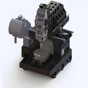 High Speed <strong>5</strong> <strong>Axis</strong> <strong>CNC</strong> Vertical Machining Center UT-400 Automatic Milling <strong>CNC</strong> Machine Center - Product Image 4