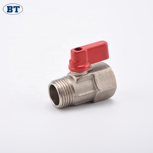 <strong>Mini</strong> Brass <strong>Ball</strong> <strong>Valve</strong> BSP Male to Female Thread Shutoff <strong>Valve</strong> for Air Oil Water - Product Image 6