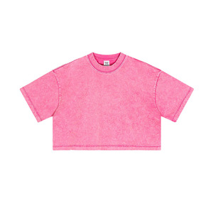 Camiseta Corta <span class=keywords><strong>de</strong></span> <span class=keywords><strong>Verano</strong></span> y Primavera, Nueva Moda, Corte Holgado, Cuello Redondo, Estilo Deportivo, para Chicas - Product Image 5