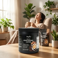 Café Adaptogène : Énergie Accrue, Stress Réduit, Concentration Améliorée & Santé Intestinale – Infusé aux Champignons et Herbes 300g