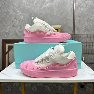 Trendy Designer Brand Lace Up Mesh <b>Rubber</b> <b>Sole</b> Sports Shoes Casual and Comfortable Breathable Lace Up Casual Running Shoes - Product Image 1