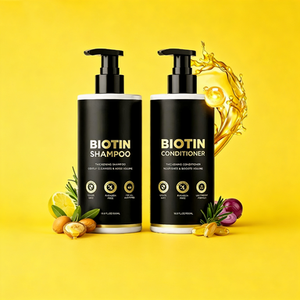 Champú y Acondicionador Líquido con Biotina para el Crecimiento del Cabello en Niños, Set de Cuidado Capilar - Product Image 6