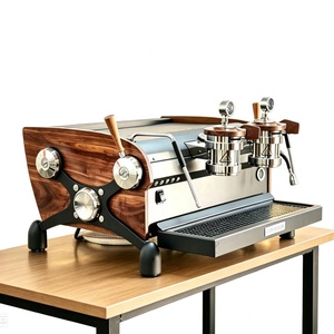 Machine à café expresso italienne professionnelle à double chaudière 2 groupes pour les cafés BY-2 - Product Image 4