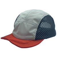 Gorra de 5 Paneles Personalizada al por Mayor con Logotipo, Ligera, Impermeable, Transpirable, de Secado Rápido, de Nailon y Poliéster, de Perfil Bajo para Marcas, al por Mayor