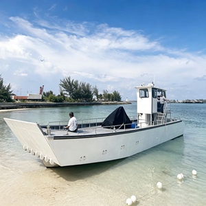 Bateau de débarquement en aluminium soudé 5083 de 50 pieds pour travaux de maintenance portuaire et de pose de câbles sous-marins - Product Image 3