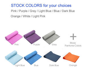 Asciugamano in Microfibra Multicolore con Logo Personalizzato e Fascia Elastica per Sport e Palestra - Product Image 3