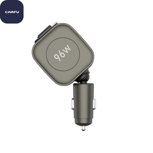 อะแดปเตอร์ชาร์จเร็ว 3-in-1 แบบพับเก็บได้ 96W PD30W QC30W พร้อมสายยาว 80 ซม. หัวหมุนได้สำหรับ - Product Image 5